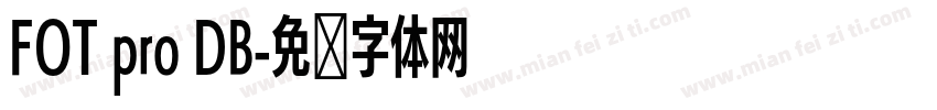 FOT pro DB字体转换